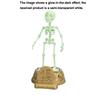 3D Printed Dancing Skeleton Aquarium Bubbler Plastic Water Dance Skull  Aquarium Landscaping