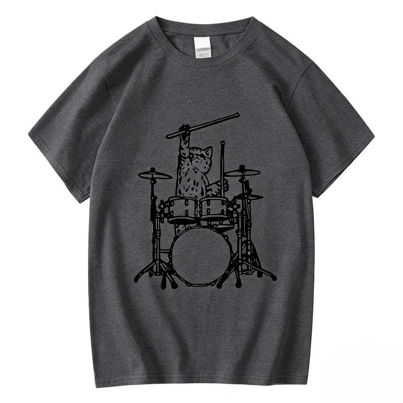 Summer High Quality 100% Cotton Funny Loose O-neck T-Shirt for Men Short Sleeve Fabric Simple Stylish Versatile Unisex Full Tops