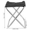 Aluminum Alloy Folding Chair, Portable Camping Stool with Oxford Fabric for Hiking, Fishing, Outdoor Picnic