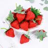 20Pcs Artificial Strawberry DIY Artificial Fruits Simulation Plastic Fake Fruit Party Prop Ornament Home Wedding Decoration