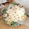 1PC Jungle Animals Umbrella-8-Rib Reinforced, Automatic Open, Lightweight & Durable, Fashion Accessory for Outdoor, H0406