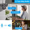 LS VISION 12MP Three Lens 4G Sim IP Camera Outdoor Human Detection WiFi Surveillance Cameras 6K Security Protection Video Monitor V380 Pro