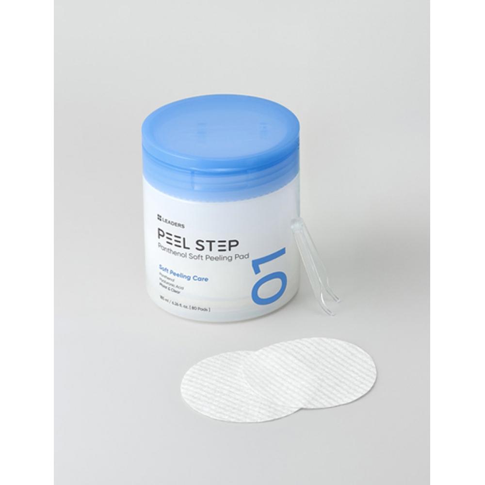 Leaders PilStep Panthenol Soft Step 1 Peeling Pads 80 Sheets