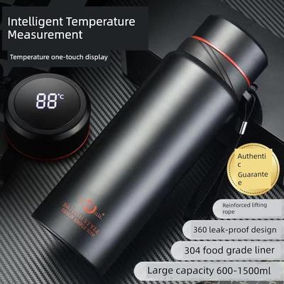 Smart 304 Stainless Steel Large Capacity Vacuum Cup for Male and Female Students Indoor Outdoor Portable Business Tea Making Water Cup