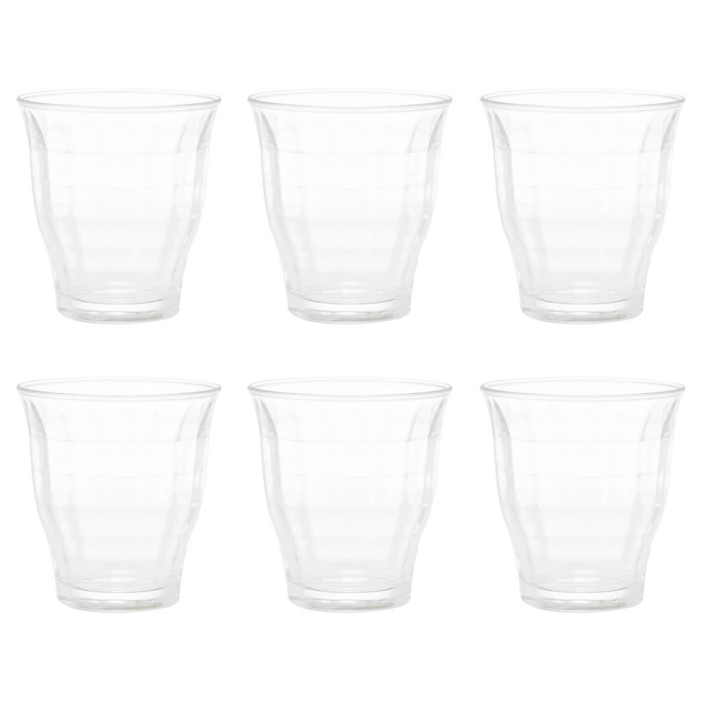 Toyo Sasaki Glass Tumbler Glass Tritone Tumbler 225ml Set of 6 Made in Japan Dishwasher safe Glass cup Glassware Coffee glass Juice glass Commercial