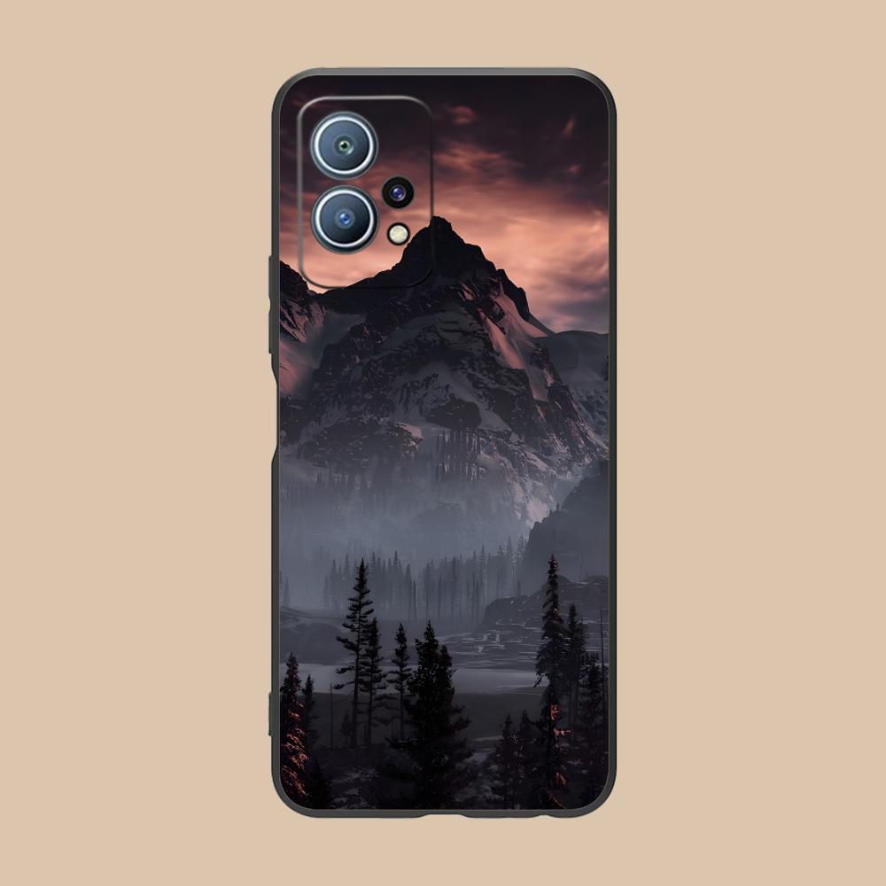 Mountain Forest Mobile Phone Case for Huawei P60 P50 P40 P30 P20 P10 P9 P8 Pro Lite Plus Colorful Printing Cover Luxury Pretty