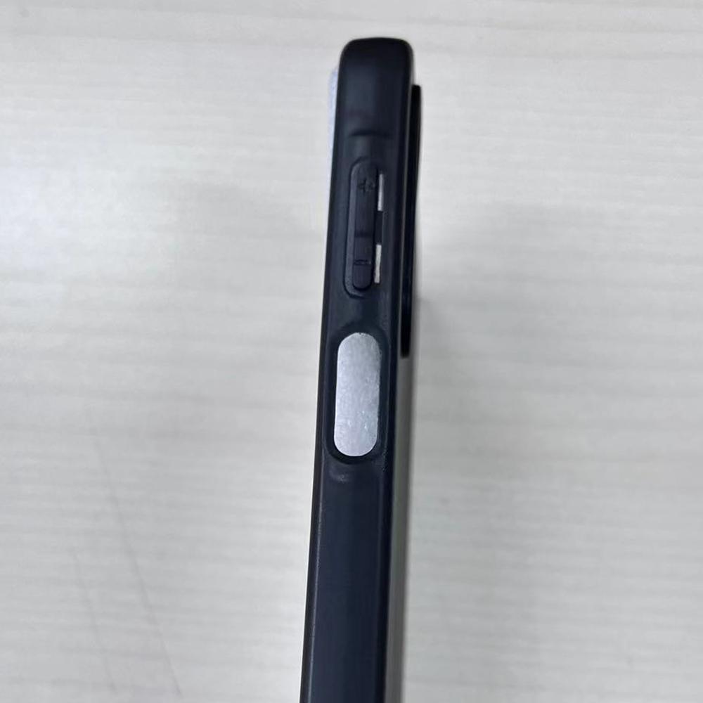 For Samsung Galaxy A15 4G Case Glossy Black Cell Phone Cover TPU Shell (Big Rear Lens Hole)