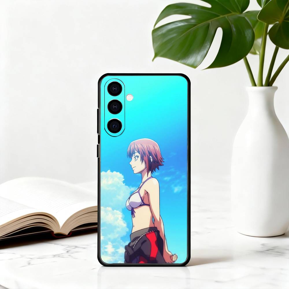 

GrandBlue K-Kotegawa C-Chisa-KC Phone Case For Samsung Galaxy A73,A72,A71,A70,A53,A52,A51,Soft Silicone Black Cover Samsung a32 5g