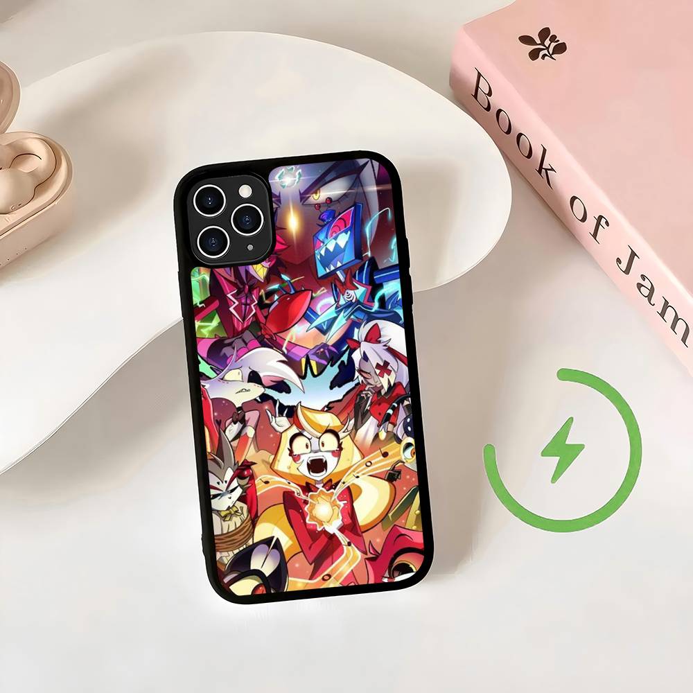 H-Hazbin Hotel Promax Magnetic For iPhone 17 16 14 13 12 11 15 Pro Air Max Plus Phone Case Wireless Charge
