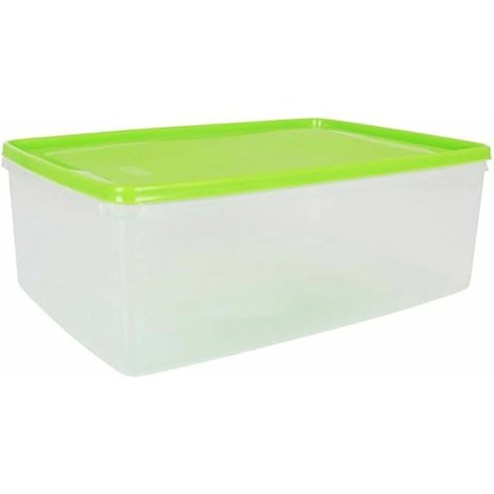 Boîtes à lunch - BIGBUY COOKING - Lot de 6 - 8 L - Rectangulaires - Multicolores