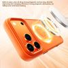 For iPhone 17 Pro Magnetic Case Skin-Feel Rubberized PC + TPU Phone Cover Compatible with MagSafe