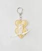 Dumatin Double Heart Keyring Butter