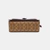[Pre-Owned] Madison 23 Camellia Metal Buckle Snake Print Detail Glossy Flap Coated Canvas Chain Small Square Crossbody Shoulder Ba - Very Good #ZTWXGE