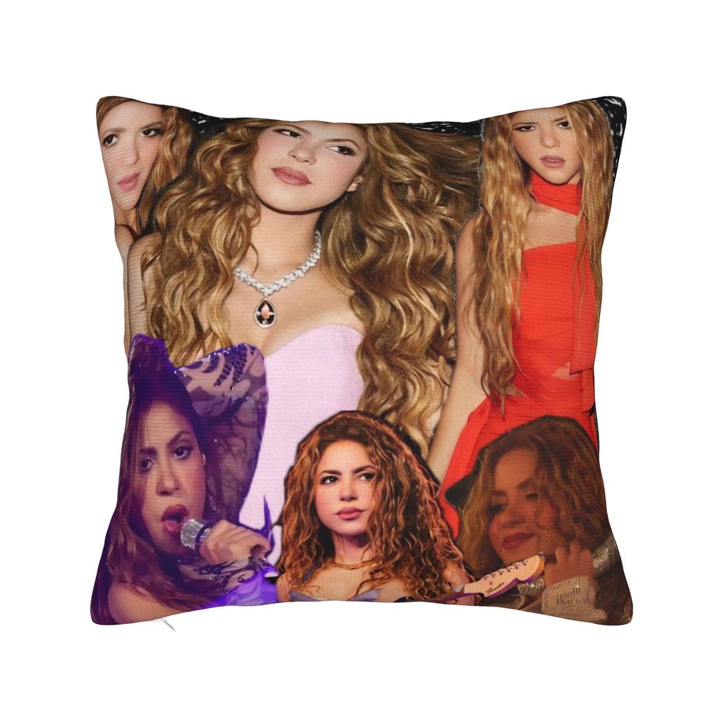 Singer S-Shakira Pillowcase Printed Cushion Cover Decoration Throw Pillow Case Cover Bedroom Square