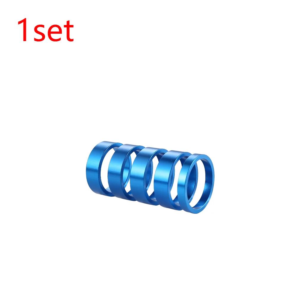 1/2/4set Aluminum Alloy Bike Headset Washer Mountain Bicycle Front Fork Washer Bike Stem Handlebar Spacers Ring Gasket