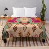 Bohemian Blanket Office Lunch Break Blanket Travel Blanket Flannel Blanket