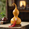 Fu Lu Ceramic Five Elements Gourd Tea Pet: Wealth-Attracting Ornament for Home, Living Room, Wine Cabinet, or Display Shelf.
