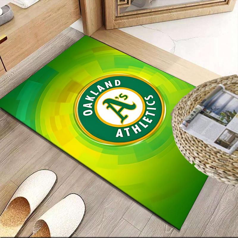 Oakland Team Carpet, Kitchen Rugs, Yoga Mat, Non-Slip Mats, Rug for Bathroom, Living Room Bedroom, Camping Rugs Christmas Gift