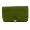 Leather Dogon GM Purse Gree Leather Unisex Used