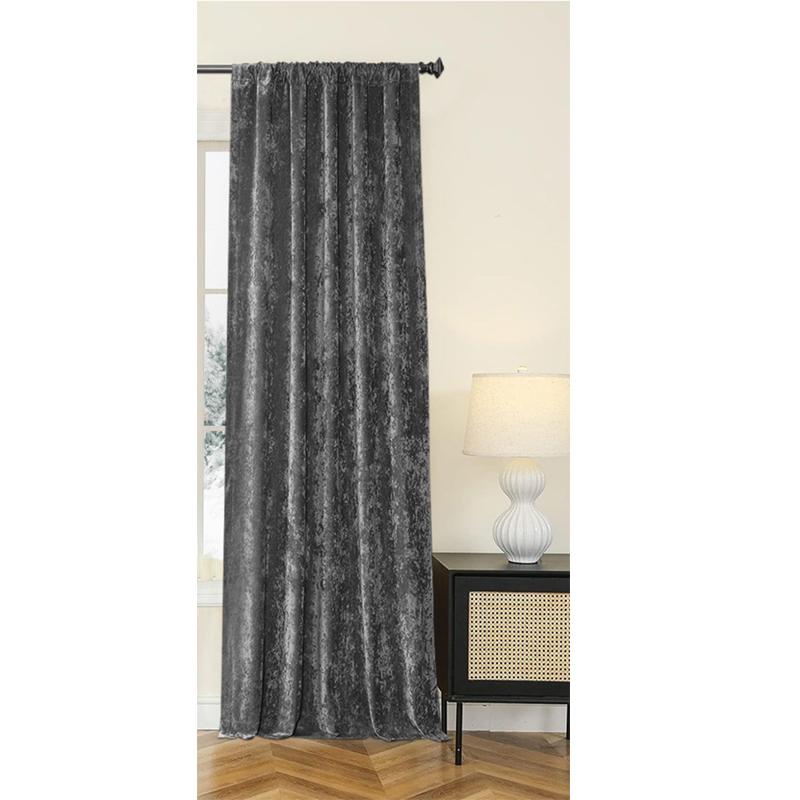 

1/2 панели бархатные шторы затемняющие шторы люверсы конфиденциальность теплоизоляционные оконные шторы мягкие для гостиной спальни 140x175cm