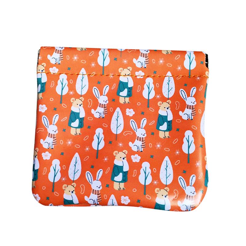 Portable Automatic Snap Cosmetic Bag: Mini Lipstick and Storage Organizer