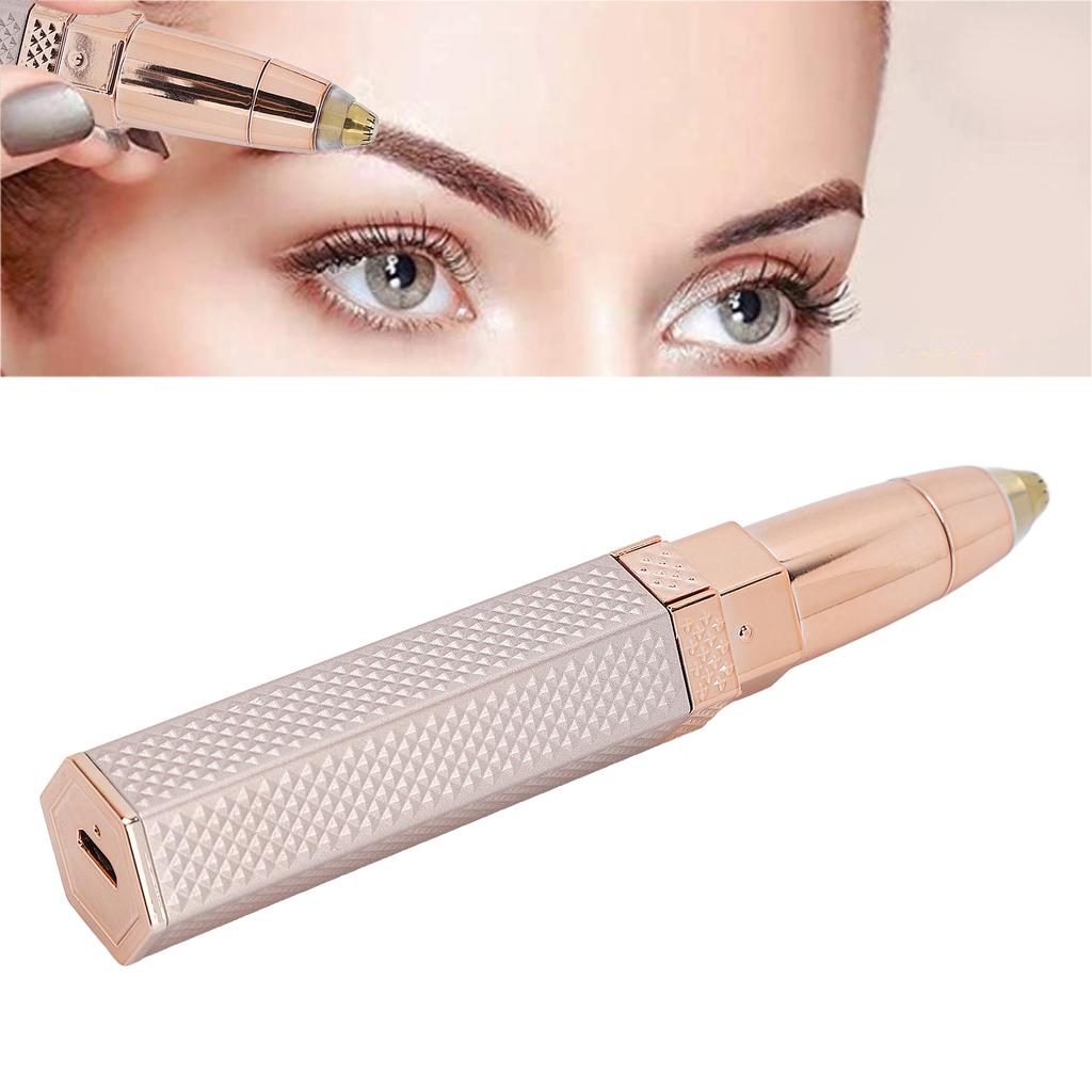 Electric Eyebrow Trimmer Waterproof Lightweight 4 in 1 Body Hair Remover for Women Men