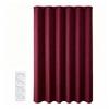 Shower Curtain with 12 Plastic Hooks, 180 cm, for Bathroom and Window
