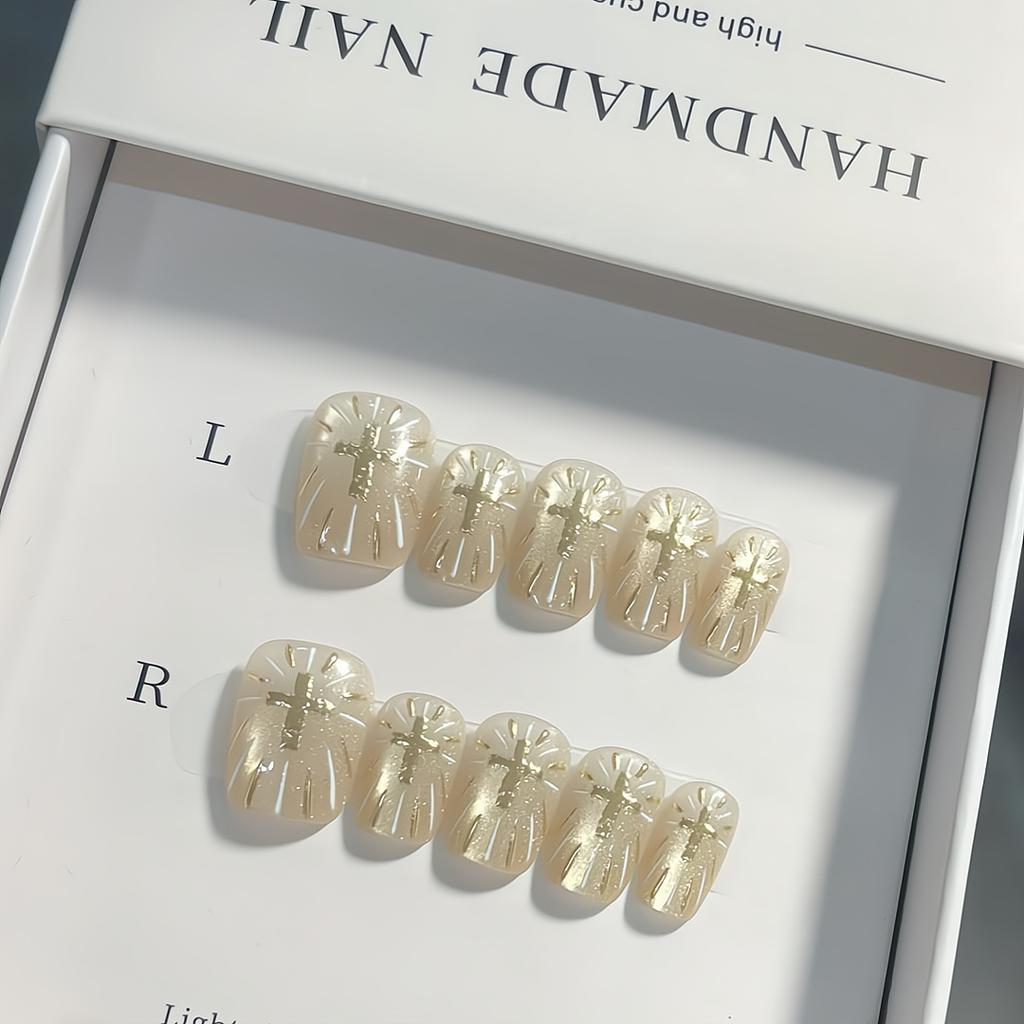 Paznokcie na wcisk Kwadratowe Sztuczne Paznokcie z Brokatowym Wzorem Sztuczne Akrylowe Paznokcie Błyszczące Sztuczne Paznokcie Pełne Pokrycie Paznokcie Samoprzylepne Paznokcie Klejone dla Kobiet