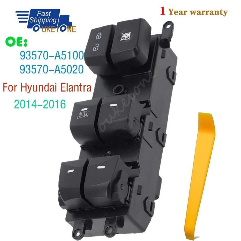 93570-A5100 For Hyundai Elantra GT 2014-2016 i30 2013-2017 Front Left Master Driver Side Window Door Power Switch 93570-A5020