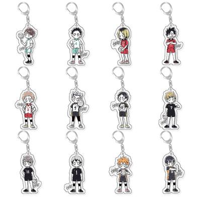 Anime Shoyo Hinata Tobio Kageyama Daichi Sawamura Sugawara Cosplay Keychain Accessories Key Rings Pendant Prop Xmas Gift