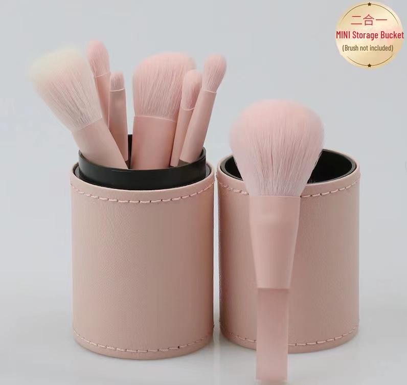 Portable Dustproof Makeup Brush and Pencil Storage Tube with Cover