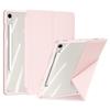 DUX DUCIS Magi Series for Samsung Galaxy Tab S10 FE/Tab S9/S9 FE Case Origami Stand Leather+PC+TPU Clear Back Cover