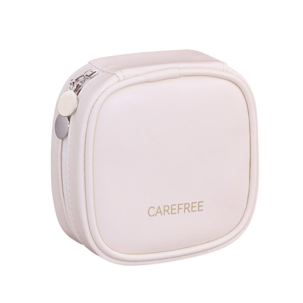 Mini Boîte à Bijoux Portable en PU Organisateur Sac de Rangement à Cordon Filles