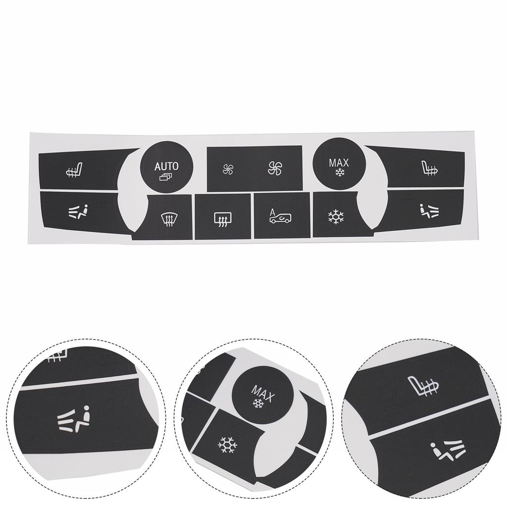 1Set Button Knob Sticker Repair Sticker Easy Application