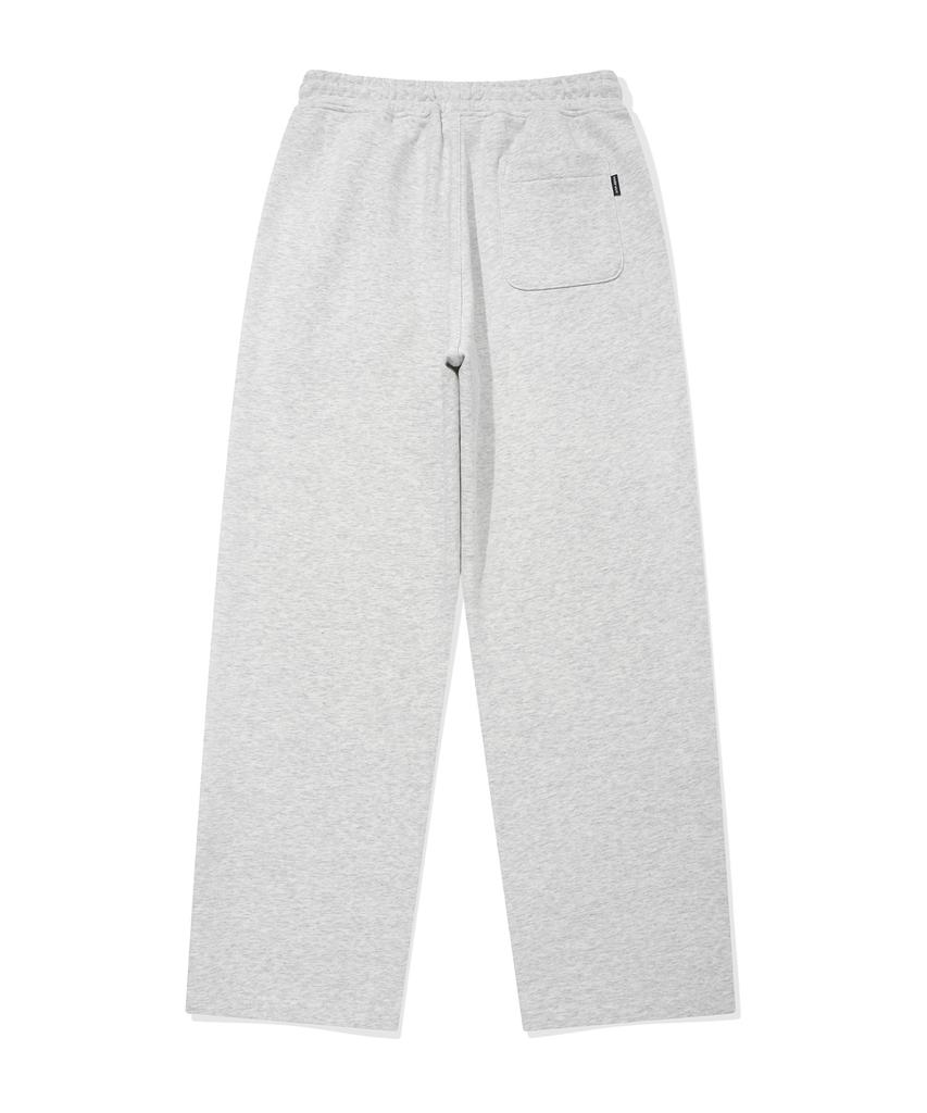 WACKY WILLY Signature Sweat Semi-Wide Pants Light Grey