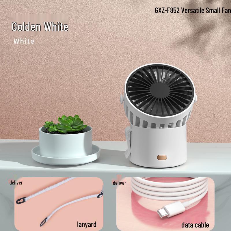 

Portable USB Rechargeable Mini Neck Fan - Ideal for Outdoor Cooling & Office Use 1000mAh