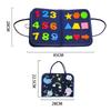 Children'S Learning Board, Early Education Toys, Common Sense Of Life, Dressing, Shoelaces, Felt Bag, Children'S Felt Busy Board