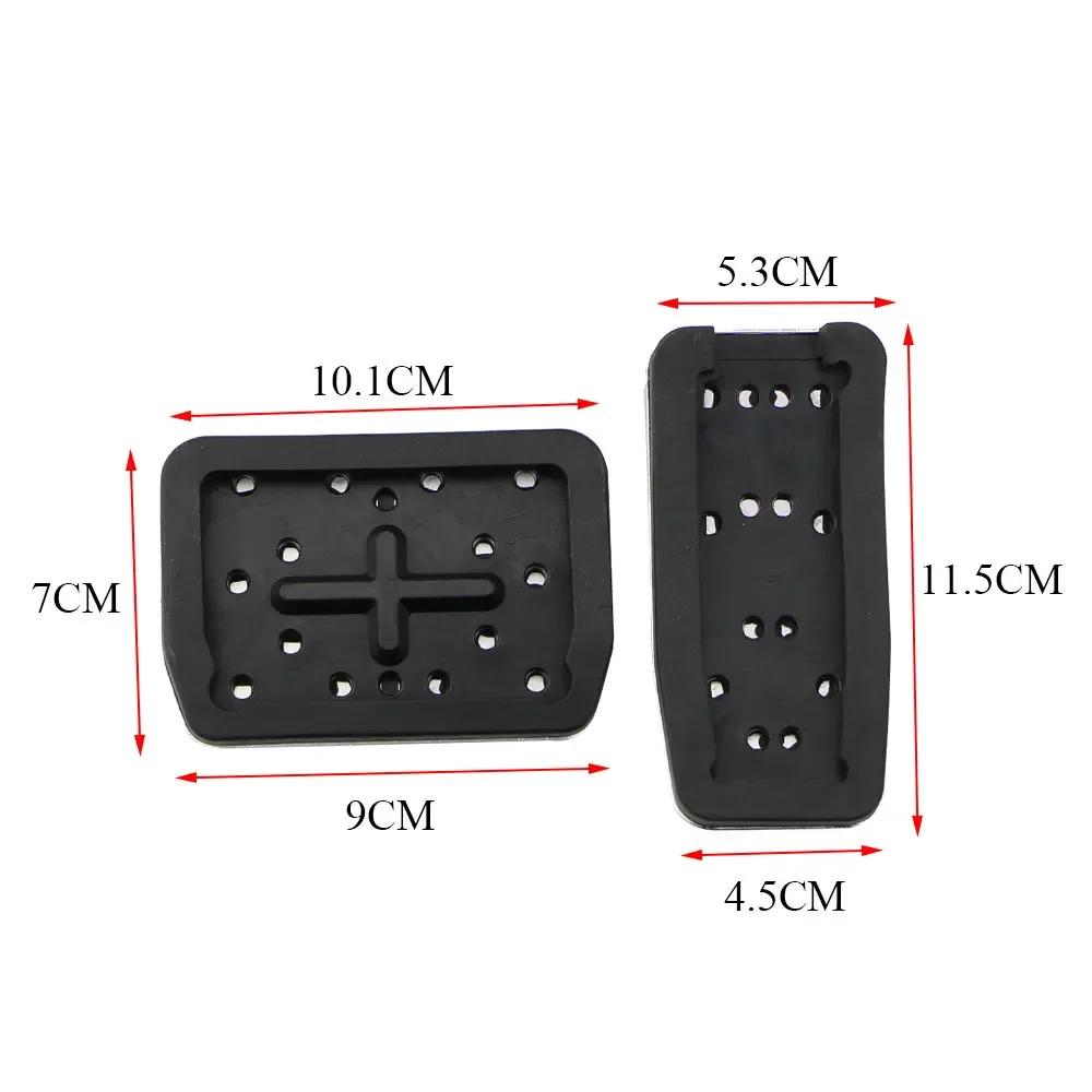For Tesla Model 3 Model3 2016 - 2025 LHD Pedals Cover Gas Accelerator Fuel Brake Pedal Pads Cover Protector Interior Accessories