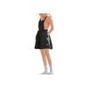 FILA Solid Color Loose Waist Drawstring Fashion Casual Sleeveless Dress Women dresses Black F11W229312F-BK