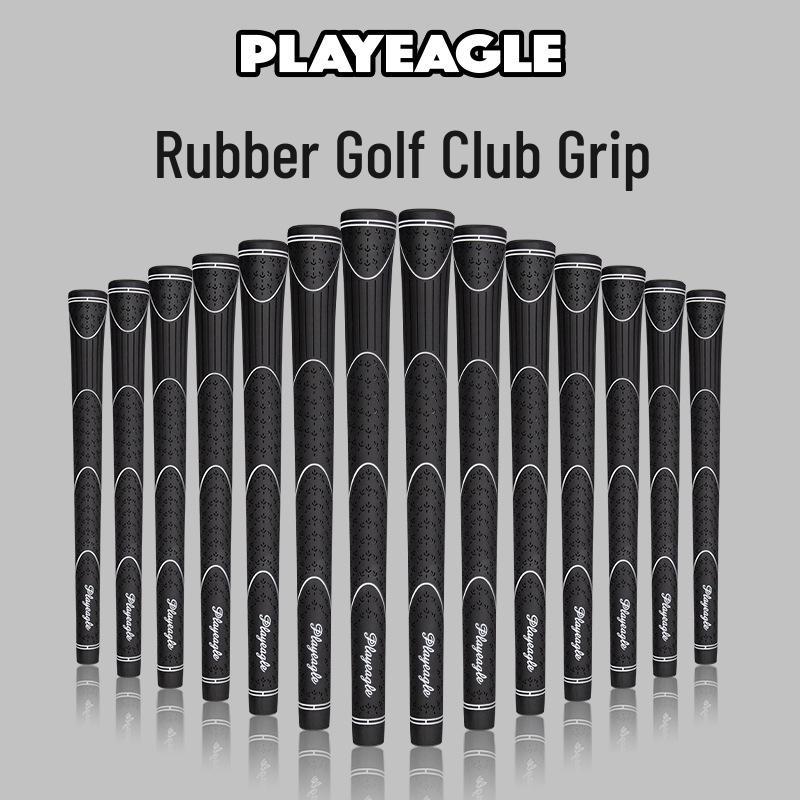 Unisex Schwarze Vollgummi-Golfschlägergriffe - Rutschfest & Stoßdämpfend für Eisen & Hölzer