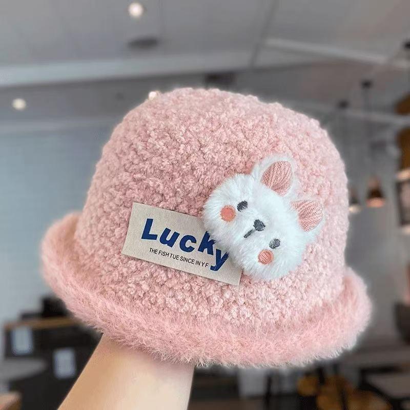 Knitted Baby Hat With Embroidered Bear Ears Warm Winter Beanie Toddlers Unisex Infant Cap