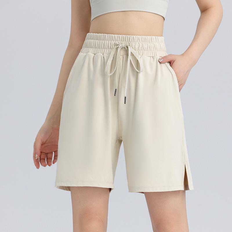 

Women s Quick-Dry Running & Yoga Shorts: Lightweight, Loose-Fit for Summer Large