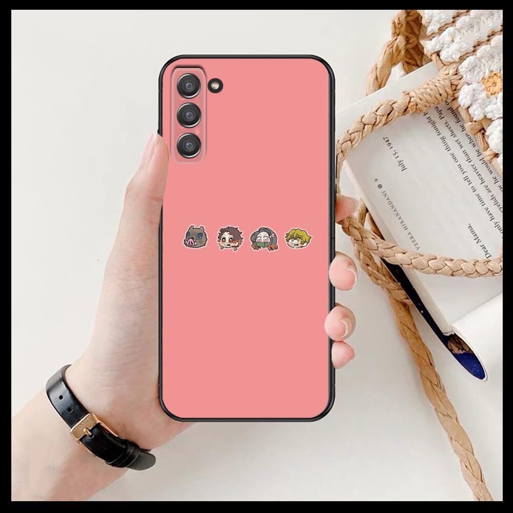 Kamado Nezuko Kimetsu No Yaiba Demon Slayer TPU Soft Phone Cover Rumpf für Samsung Galaxy S6 S7 S8 S9 S10E S20 S21 S5 S30 Plus S2