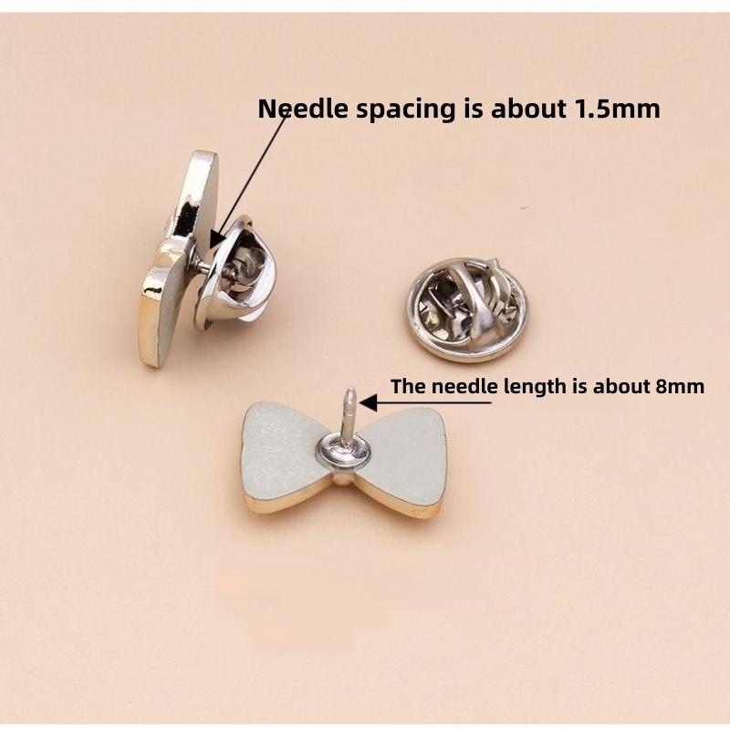 50 Pcs Free Sewing Pearl Rhinestone Button Brooches Pins Prevent Exposure Buttons Badge Coat Clothes Cufflink Shirt Button Set