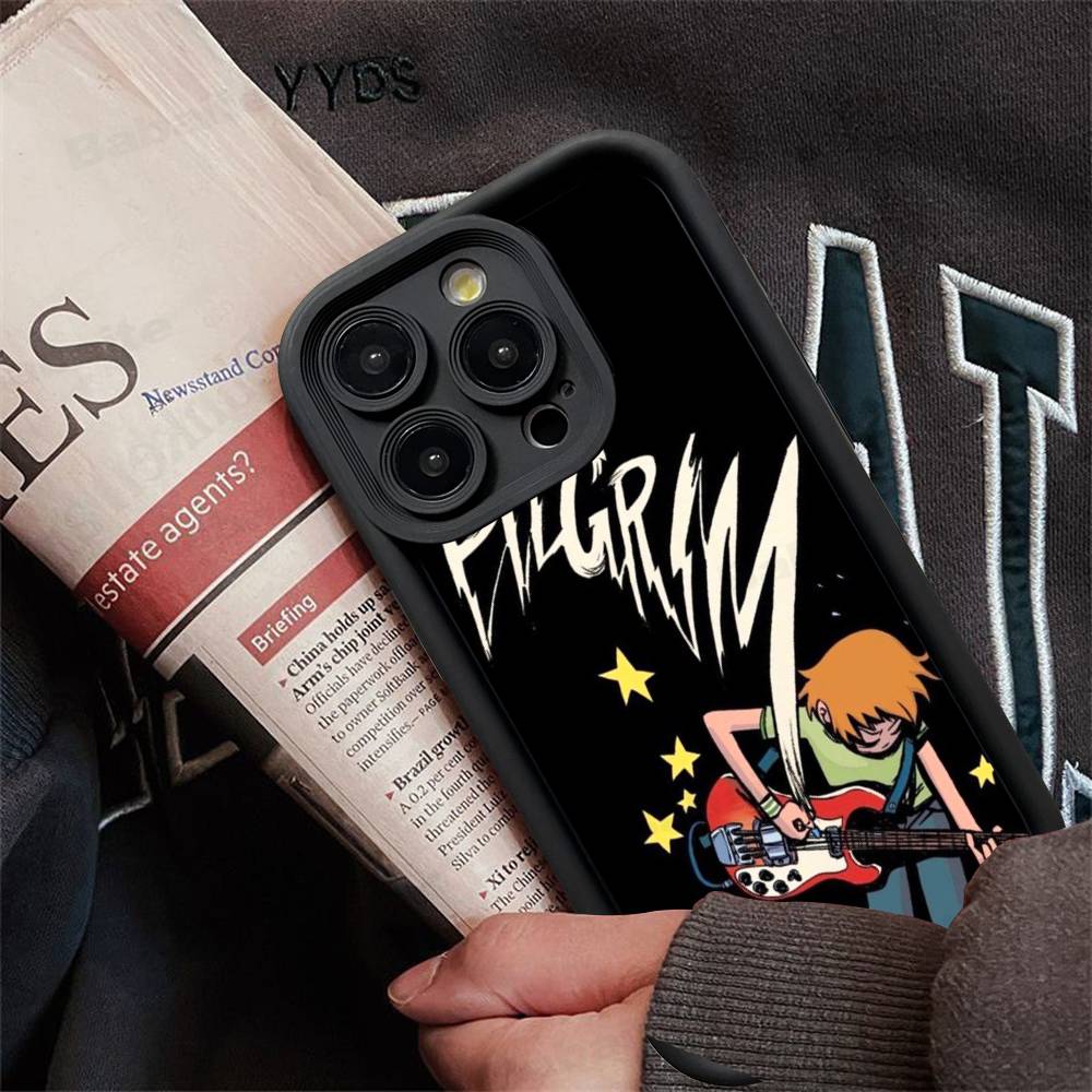 

S-Scott Pilgrim Phone Case For iPhone 17 16 15 14 13 Pro Max Plus 12 11 Cover iPhone 12 pro