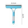Limpiaparabrisas De Limpieza De Ventanas 3 En 1 Rasador Coche Multifuncional Cepillo Vidrio Escobilla Goma Silicona Herramientas