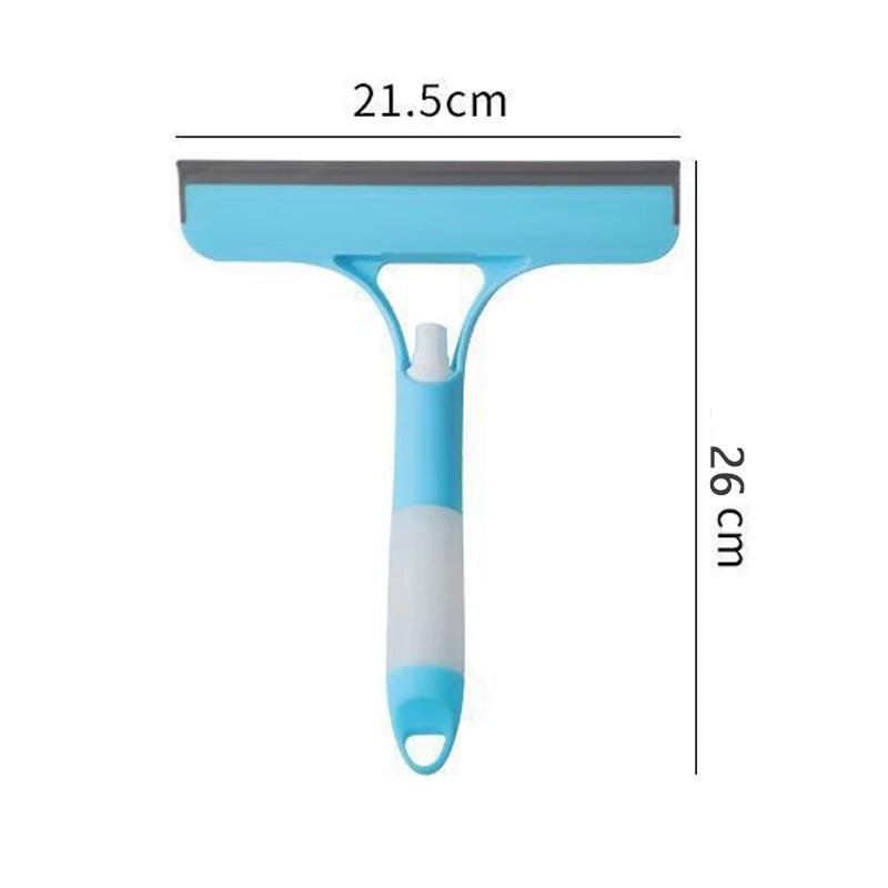 Limpiaparabrisas De Limpieza De Ventanas 3 En 1 Rasador Coche Multifuncional Cepillo Vidrio Escobilla Goma Silicona Herramientas