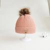 Autumn and Winter Children's Hats, Scarves and Gloves Three-piece Set, Winter Thermal Plush Men's and Women's Children's Bear Wool Hats
