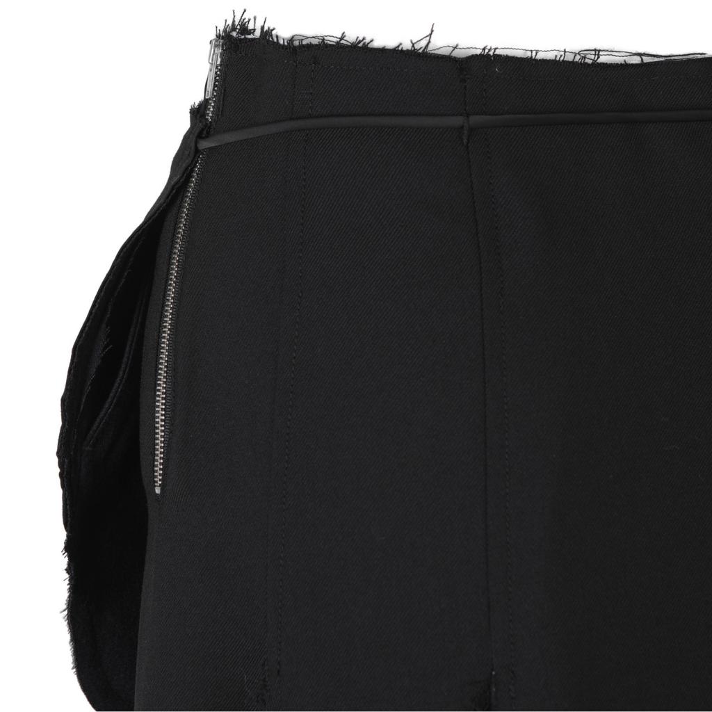 Recorde Raw Edge Detail Flare Long Skirt_Rqkaw23542Bkx