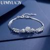 Fine Lucky Beads Ball Chain Bracelet For Women Luxury Fashion Party Wedding Jewelry Lovers Gift Charms